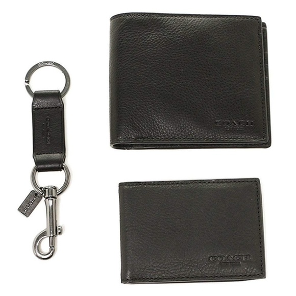 COACH NWT Mens Compact ID Sport Wallet  Trigger - Picture 3 of 7